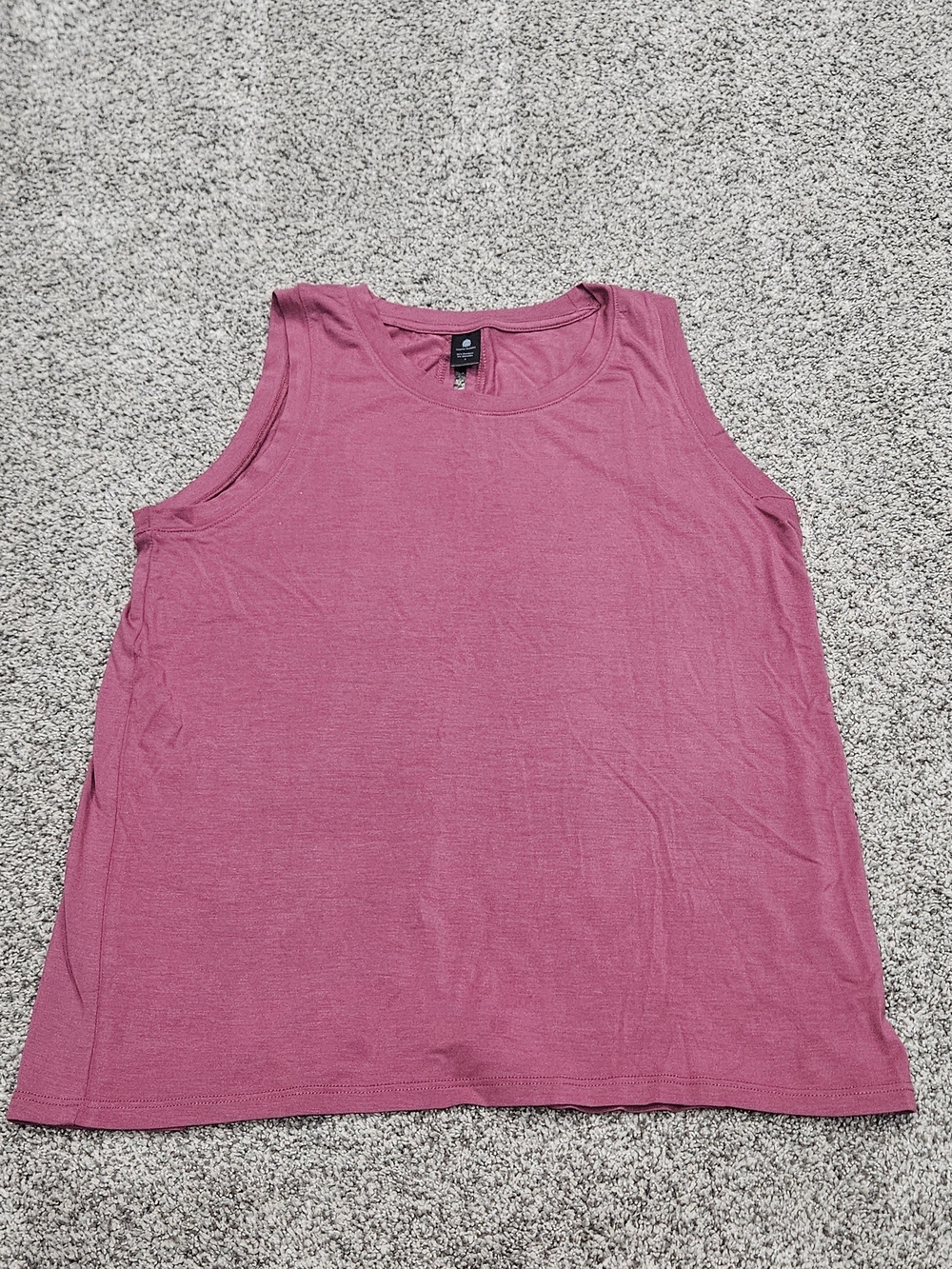 Everyday Scoop Neck Tank Top - Dusty Rose